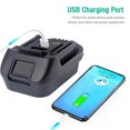 thumbnail image 3 of Amdohai DM18M Battery Converter Adapter for Makita 18V Lithium-ion Power Tools Convert Milwaukee 18V or 20V Lithium-ion Battery to Makita 18V Lithium-ion Battery, 3 of 7