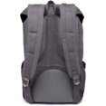 thumbnail image 4 of KAUKKO School Travel backpack for university flexible with laptop for 15",22L(Canvas Grey2pc), 4 of 5
