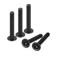 thumbnail image 1 of Unique Bargains Flanged Button Head Socket Cap Screws, 50 Pack M3x20mm 304 Stainless Steel Bolts, 1 of 5