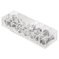 thumbnail image 1 of Binwennn Storage with Wheels Drawer Transparent Wire Storage With Accessories Compartment Desk Accessories With Cover, 1 of 8
