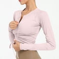 thumbnail image 4 of RXIRUCGD Hoodie de Sport Décontracté à Col Rond pour Femmes, Sans Capuche, Manches Longues, Rose, Taille : m, 4 of 5