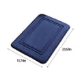 thumbnail image 3 of LSLJS Bath Rug Door Mat Light Luxury Bathroom Memory Foam Absorbent Floor Mat Bathroom Toilet Doorway Quick Dry Foot Mat Entry Door Mat Non-slip Mat, 3 of 8