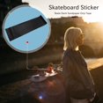 thumbnail image 3 of PVC Waterproof Skateboard Deck Sandpaper Grip Tape Griptape Skating Scooter Sticker 84X23CM-Black, 3 of 9