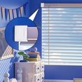 thumbnail image 4 of 12 Pack 1 Inch Blind Brackets, Vertical Blind Bracket Box Mounting Bracket Window Blinds Headrail Brackets, 4 of 8
