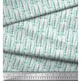 thumbnail image 2 of Soimoi Poly Georgette Fabric Lavender Shirting Printed Craft Fabric by The Yard 52 Inch Wide, 2 of 3