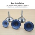 thumbnail image 2 of Pieds de Pied de Glide, Composant de Support de Modification, Glissières de Meubles, Remplacement de Base de Roulette, Fixateur de Meubles, Accessoires Modifiés M10*10*59, 2 of 7