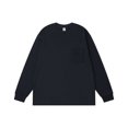 thumbnail image 1 of Dagugfen Work Tops for Men Button Lapel V Neck Pullover Loose Long Sleeve Shirts Fall Clothes Trendy, 1 of 4