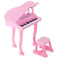 thumbnail image 1 of Gymax 37 Keys Kids Piano Keyboard Toy Toddler Musical Instrument w/ Stool & Microphone Pink, 1 of 9