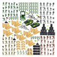 thumbnail image 1 of 250PCS Soldier Toy Set Interactive Battlefield Playset Army Action Figure, 1 of 10
