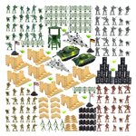 250PCS Soldier Toy Set Interactive Battlefield Playset Army Action Figure