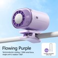 thumbnail image 2 of EGNMCR Fan, Ceiling Fan, Desk Fan, Portable Fan Clip On Small Fan Outdoor Portable Tabletop Waist Mounted Semi Conductor Cool Digital Display Clip On Waist Mini Small Fan mini fan, 2 of 5