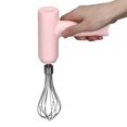 thumbnail image 4 of Cordless Hand Mixer, Curved Edges Electric Hand Mixer 304 Stainless Steel  For Kitchen For Cake Baking Pink, 4 of 8