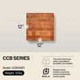 thumbnail image 2 of John Boos 12 by 12 by 3-Inch End Grain Maple Chopping Block, 2 of 9
