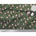 thumbnail image 2 of Soimoi polyester Crepe Fabric Swirls & Floral Artistic Print Sewing Fabric Yard 52 Inch Wide, 2 of 3