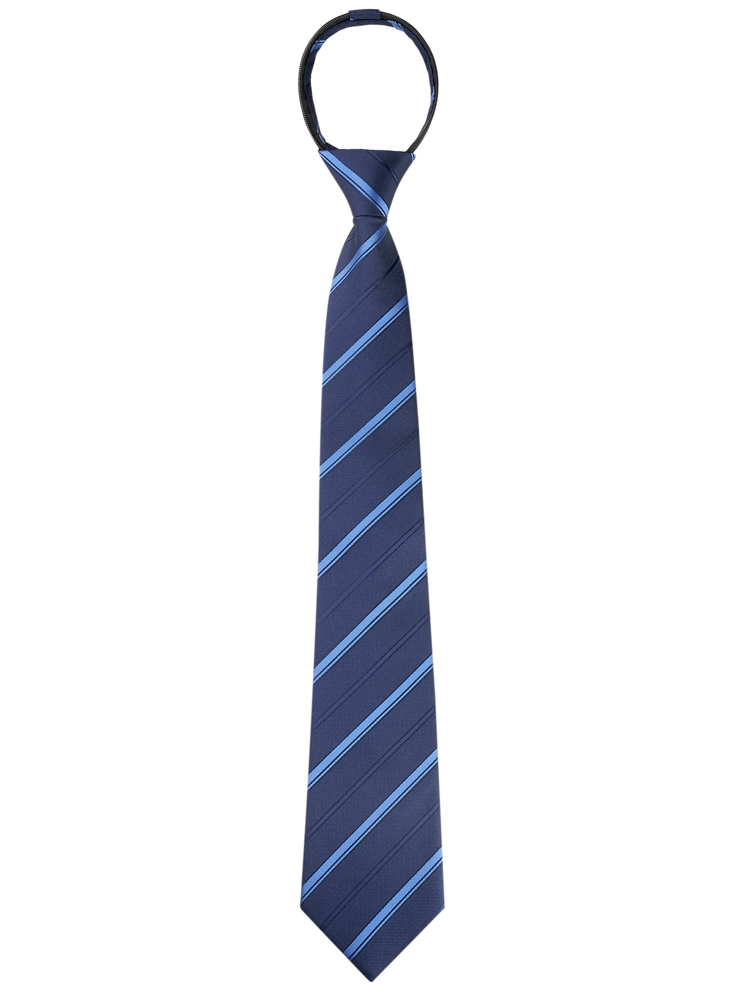 INSPIRE CHIC Men's Tie Zipper Adjustable Neck Tie for Casual