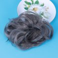 thumbnail image 4 of FRCOLOR Chignon Perruque Ondulé Synthétique Extension de Chignon pour Usage Durable à Long Terme Argent Parfait pour Séances Photo de Fête et Rassemblements 1 Pce, 4.92"X4.92"X0.59 Pouces, 4 of 4