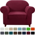 thumbnail image 1 of Subrtex 1-Piece Stretch Sofa Slipcover Non Slip Couch Cover, Texture Grid Pattern, 1 of 6