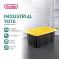 thumbnail image 2 of Sterilite 17 Gallon Industrial Stackable Storage Tote Lidded Containers, 24 Pack, 2 of 12