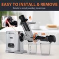 thumbnail image 2 of Aeitto HSJ-1521 Cold Press Masticating Juicer - Black, 2 of 8