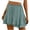 AA-Green, variant on QATAINLAV Flowy Ruffle Mini Skirts for Women Casual Tie Front High Waisted Tiered Short Skirts Trendy Summer Skorts Blue L Spring Savings