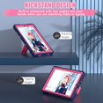 thumbnail image 4 of REQO for TCL TAB 8 LE Case, TCL TAB 8 Case for Kids, Heavy Duty Rugged Full-Body Hybrid Shockproof Drop Protection Cover for TCL Tab 8 LE (Model:9137W) 2023/TCL Tab 8 WiFi (Model:9132X) (5-Navy+Rose), 4 of 7