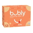 thumbnail image 4 of Bubly Peach Sparkling Water 12 x355 mL, Cans, 4 of 10