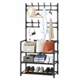 thumbnail image 2 of HSH001 - Coat Rack Flooring Standing-3 Tiers 60 x 28 x 140cm, 2 of 3