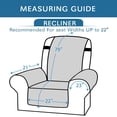 thumbnail image 2 of Housses de Fauteuil Inclinable Housse de Fauteuil Inclinable Protecteur de Fauteuil Inclinable, Housses pour Fauteuil Inclinable, Housse pour Animal de Compagnie pour Fauteuil Inclinable, Lavable à la Machine Réversible et Matelassée, 2 Sangles (Fauteuil Inclinable : Noir/gris), 2 of 7