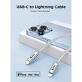 thumbnail image 2 of OXAA USB C to Lightning Cable 30W– Fast Charging MFI certified braided Cables for iOS Devices, 2 of 7
