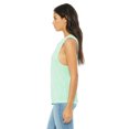 thumbnail image 3 of Bella Canvas Womens Flowy Scoop Blended Muscle Tank, M, Mint, 3 of 3