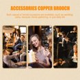 thumbnail image 3 of SHISUYAN 20Pcs Copper Brooches Long Needle Pin Jewelry Accessories Safe to Use, 3 of 8