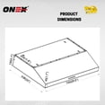 thumbnail image 4 of ONEX® 30” Ductable Under Cabinet Range Hood in Black, 4 of 7