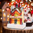 thumbnail image 4 of jifeng LED Christmas Village House Scene Buildings Collectible Decoration Figurines for A, 4 of 8