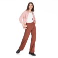 thumbnail image 2 of No Boundaries Women's Oversized Flannel Shirt, 2 of 6