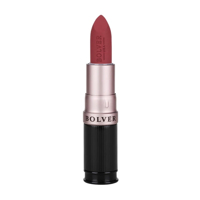 Bolver Rouge à Lèvres Mat Imperméable. Rouge à Lèvres Nourrissant Longue Tenue Hautement Pigmenté avec Hydratation Intense Teinte No 136