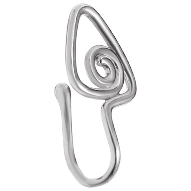 TIMIFIS Nose Rings Clip On Nose Rings For Women Non-Pierced Nose Hoop Adjust Nose Cuff Valentine'S Day Gift