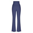 thumbnail image 3 of Plebaso Pantalon Évasé Taille Haute pour Femmes Extensible Mince Legging Décontracté d'Entraînement Bootcut Pantalon de Yoga pour Femmes, 3 of 6
