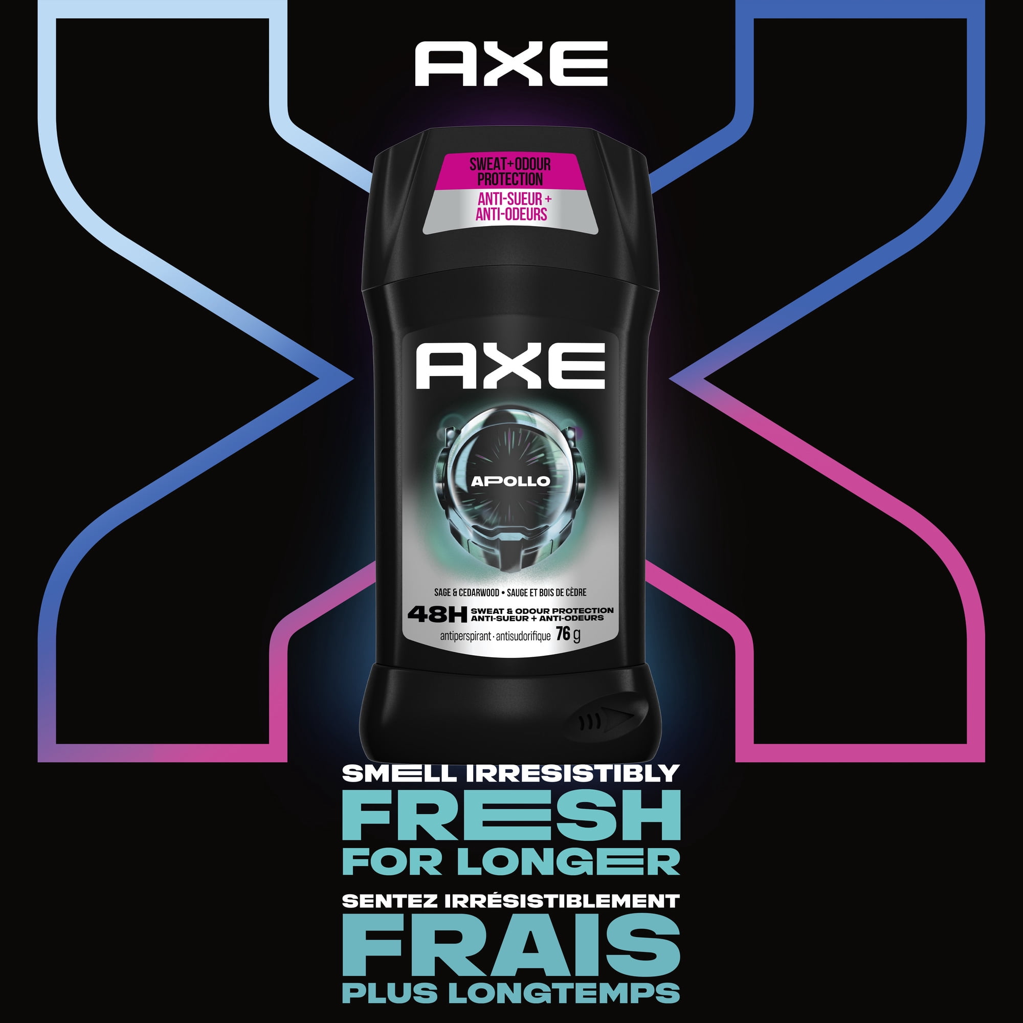 AXE 48H Protection Antiperspirant Stick Apollo Sage & Cedarwood, 76 g