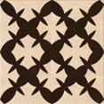 thumbnail image 1 of Ahgly Company Tapis d'Intérieur Lavable en Machine Carré Rouge Nuit Transitionnel, 7 Pieds Carré, 1 of 7