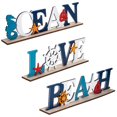 thumbnail image 2 of 3Pcs Wooden Alphabet Decors Household Letter Decors Wooden Craft Decors, 2 of 9