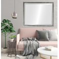 thumbnail image 2 of Toronto Framed Mirror - Silver Leaf with Black Antique, 2 of 6
