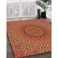 thumbnail image 3 of Ahgly Company Machine Washable Indoor Rectangle Transitional Orange Area Rugs, 2' x 4', 3 of 7