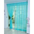 thumbnail image 2 of TIMIFIS Décoration pour la Maison 2 Pcs Tulle Uni pour Porte et Fenêtre Rideau Drapé Panneau Voilage Foulard Cantonnières DecorFall, 2 of 3