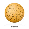 thumbnail image 3 of Fridja Clearance Outdoor Rain Drum 6 Inch 11-note Little Pattern Steel Tongue Drum Outdoor Musical Instruments Create In Your Garden, 3 of 3
