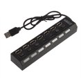 thumbnail image 1 of ONLENY Switch 7 Ports USB 2.0 HUB Haute Vitesse pour PC Portable, 1 of 7