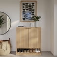 thumbnail image 2 of Nexera Porto Entry Cabinet, Natural Blonde Oak, 2 of 7