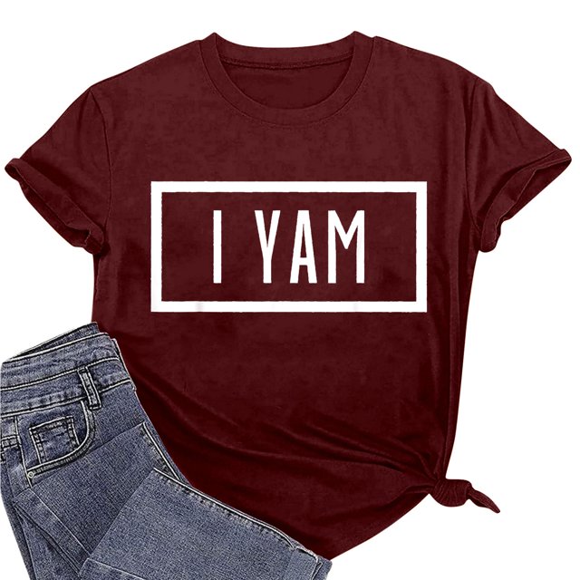 Meichang Hauts de Vacances pour Femmes T-Shirt de la Saint-Valentin Imprimé Drôle Manches Courtes Col Rond Mignon Coupe Ample T-Shirts de Vacances Saint-Valentin