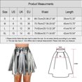 thumbnail image 5 of B91xZ Jupe Femme Grande Taille Classique en Denim Coton, Rouge G, 5 of 5