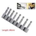 thumbnail image 3 of Lefu 6-13mm Impact Socket Magnetic Nut Screwdriver 1/4" Hex Shank Electric Drill Bit, 3 of 6