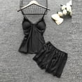 thumbnail image 4 of Lingerie Robe en Soie Dentelle pour Femmes Babydoll Vêtements de Nuit Ensemble de Pyjamas, 4 of 5